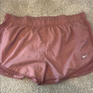Nike Women's Burgundy Athletic Shorts